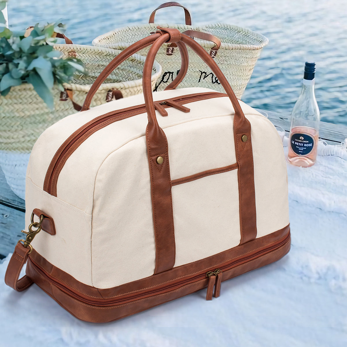 Weekender Bags for Women, BOCMOEO Large Travel Duffel Bags